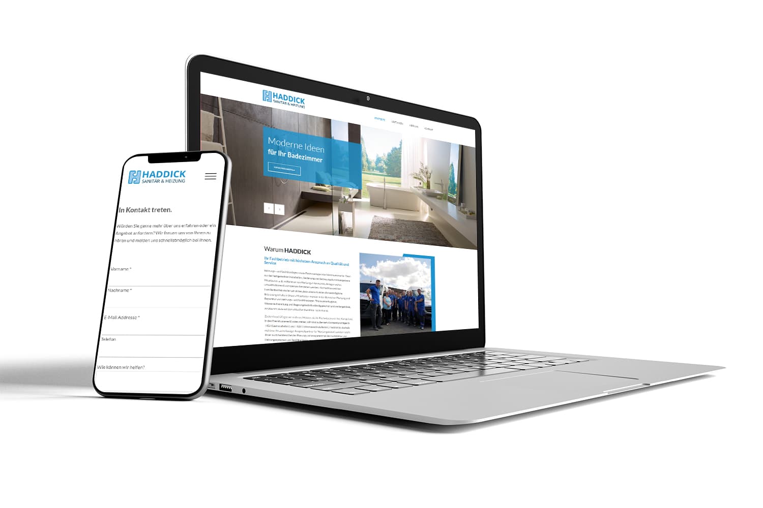 Referenz www.haddick-hamminkeln.de